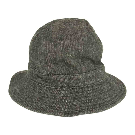 YAECA ヤエカ 49906 WRITE HAT HIGH 6パネル デニム ハイ ハット グレー系【中古】