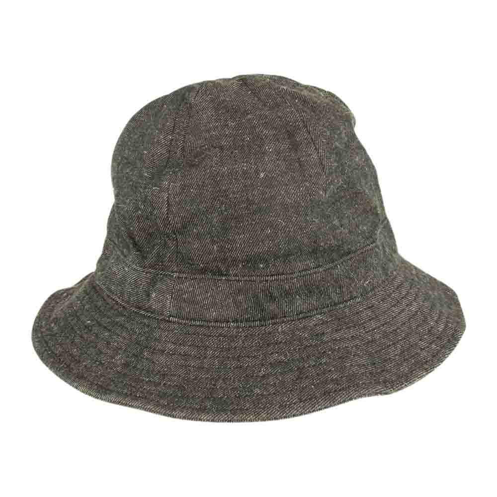 YAECA ヤエカ 49906 WRITE HAT HIGH 6パネル デニム ハイ ハット グレー系【中古】