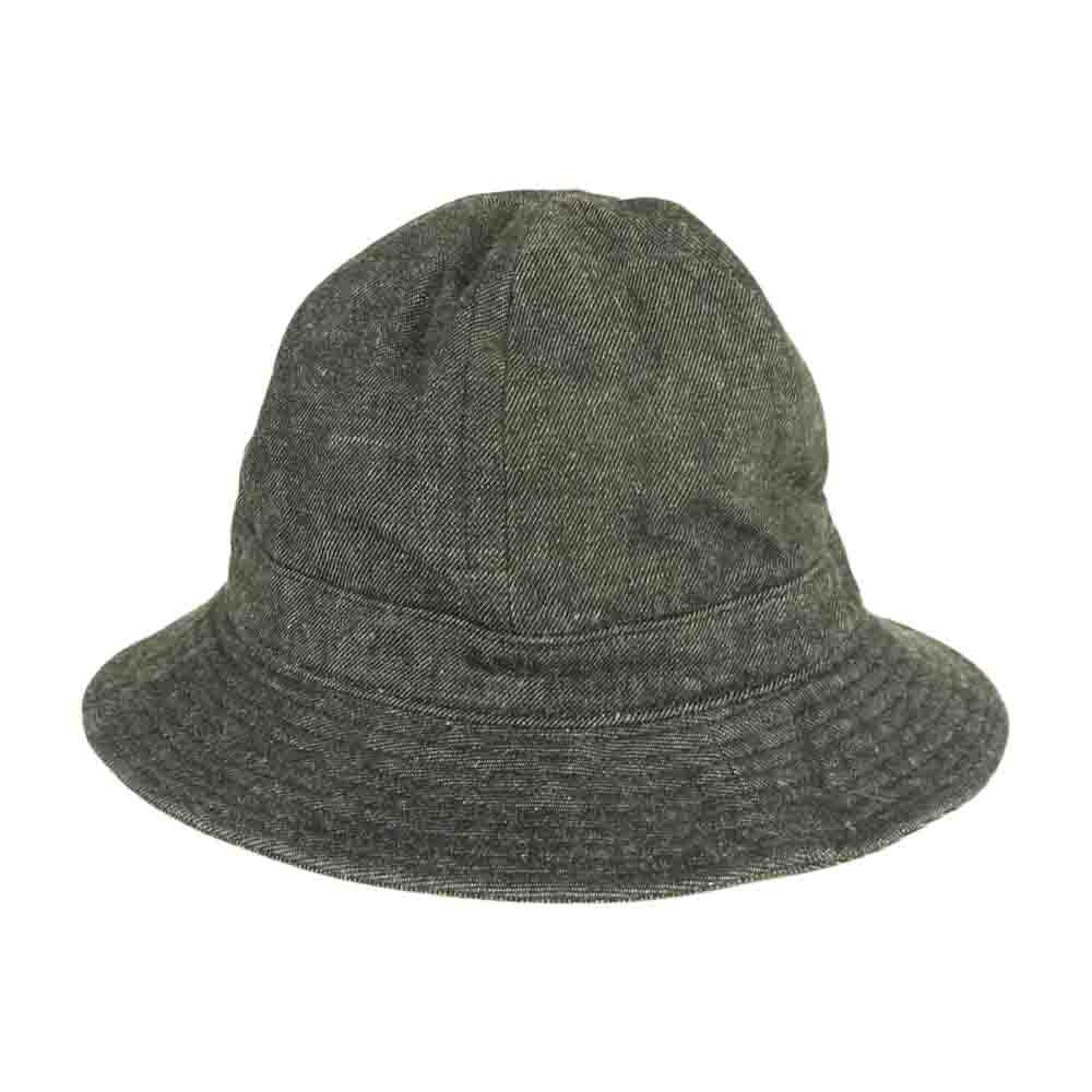 YAECA ヤエカ 49906 WRITE HAT HIGH 6パネル デニム ハイ ハット グレー系【中古】