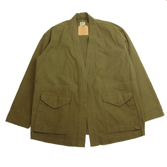 ゴールド 東洋エンタープライズ GL13805 BACKSATIN NORAGI JACKET バックサテン 野良着 ジャケット カーキ系 M【新古品】【未使用】【中古】