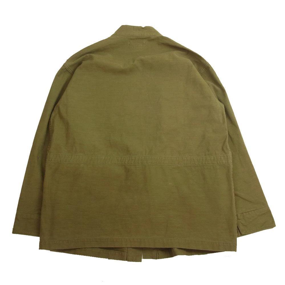 ゴールド 東洋エンタープライズ GL13805 BACKSATIN NORAGI JACKET バックサテン 野良着 ジャケット カーキ系 M【新古品】【未使用】【中古】