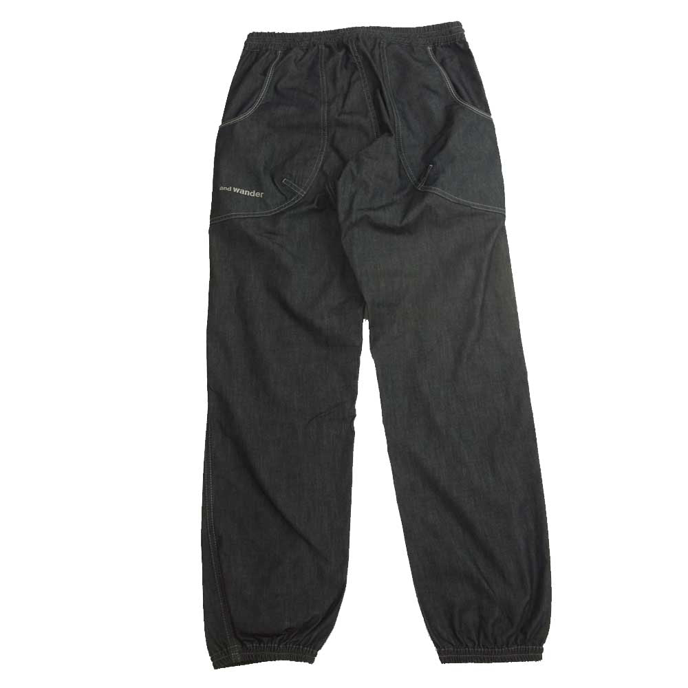 and wander アンドワンダー 574-1182081 dry easy denim pants クールマックス ドライ イージー デニム パンツ インディゴブルー系 2【新古品】【未使用】【中古】
