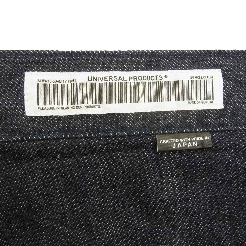 ユニバーサルプロダクツ 203-60506 CANTON 5POCKET WIDE TAPERED DENIM PANTS XX キャントン ワイドテーパード デニムパンツ インディゴブルー系 1【新古品】【未使用】【中古】