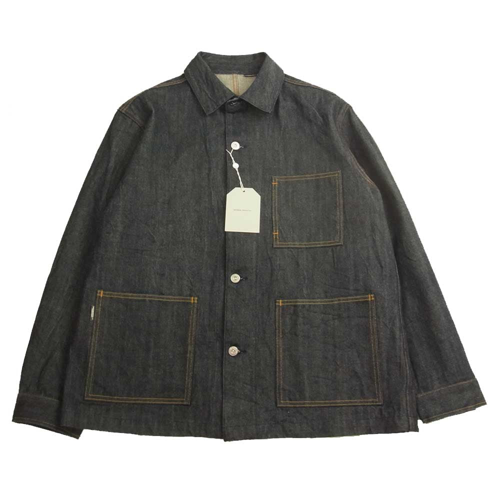 ユニバーサルプロダクツ 203-60408 CANTON DENIM COVERALL XX キャントン デニム カバーオール ジャケット インディゴブルー系 2【新古品】【未使用】【中古】