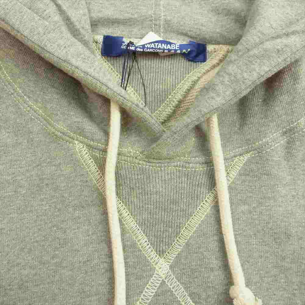 JUNYA WATANABE COMME des GARCONS MAN ジュンヤワタナベコムデギャルソンマン カーハート Carhartt AD2021 WH-T101 綿ストレッチ裏毛 製品プリント プルオーバー パーカー グレー系 M【新古品】【未使用】【中古】