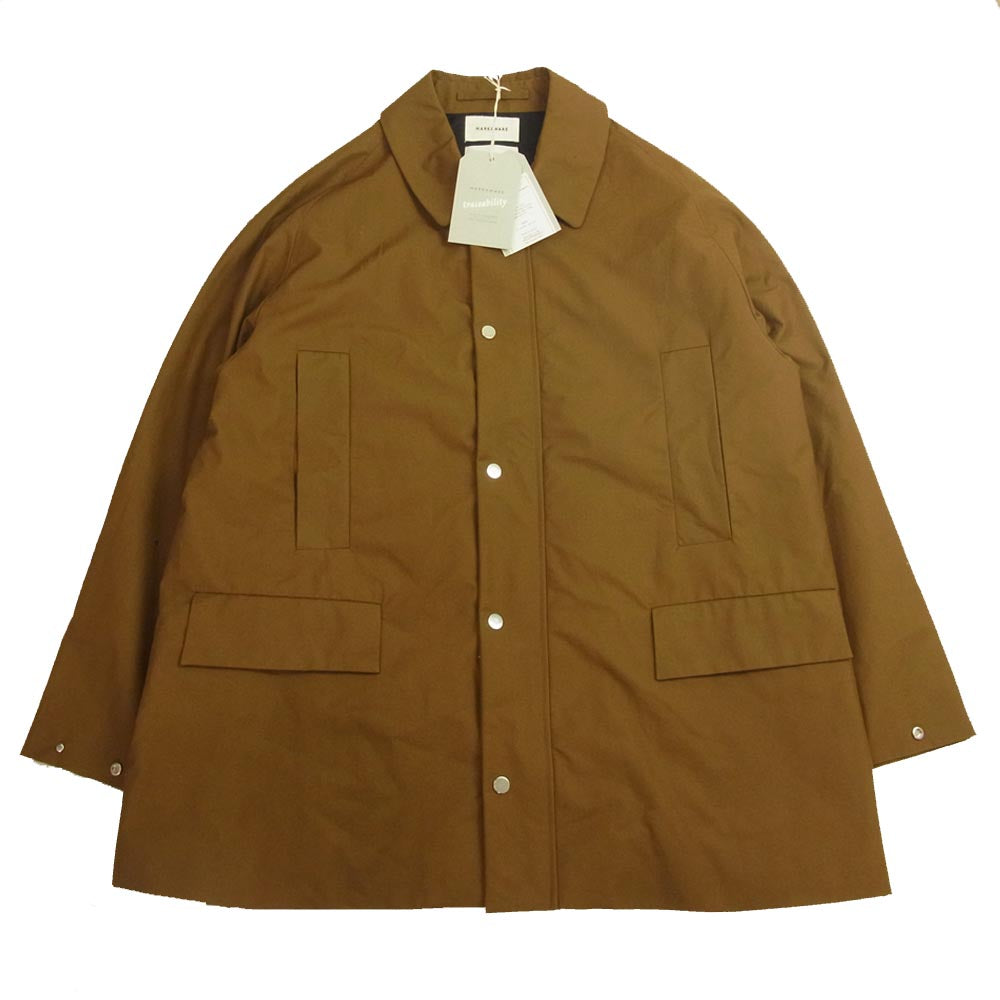 markaware マーカウェア A19C-03CO02C WAYFARER COAT ORGANIC COTTON WEATHER CLOTH コットンウェザークロス ウェイファーラー コート ブラウン系 1【極上美品】【中古】