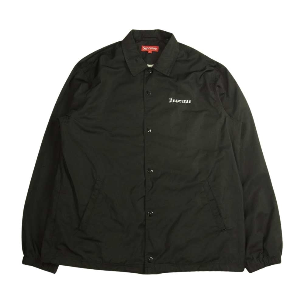 Supreme シュプリーム 18SS NAN GOLDIN Misty and Paulette Coach Jacket ナンゴールディン レディー フォト コーチ ナイロン ジャケット ブラック系 M【美品】【中古】