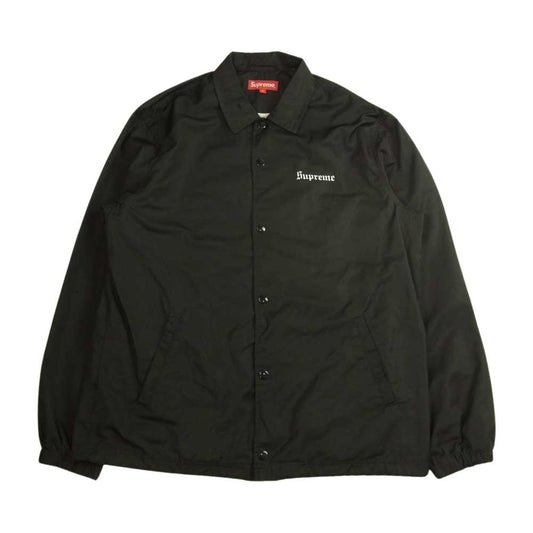 Supreme シュプリーム 18SS NAN GOLDIN Misty and Paulette Coach Jacket ナンゴールディン レディー フォト コーチ ナイロン ジャケット ブラック系 M【美品】【中古】