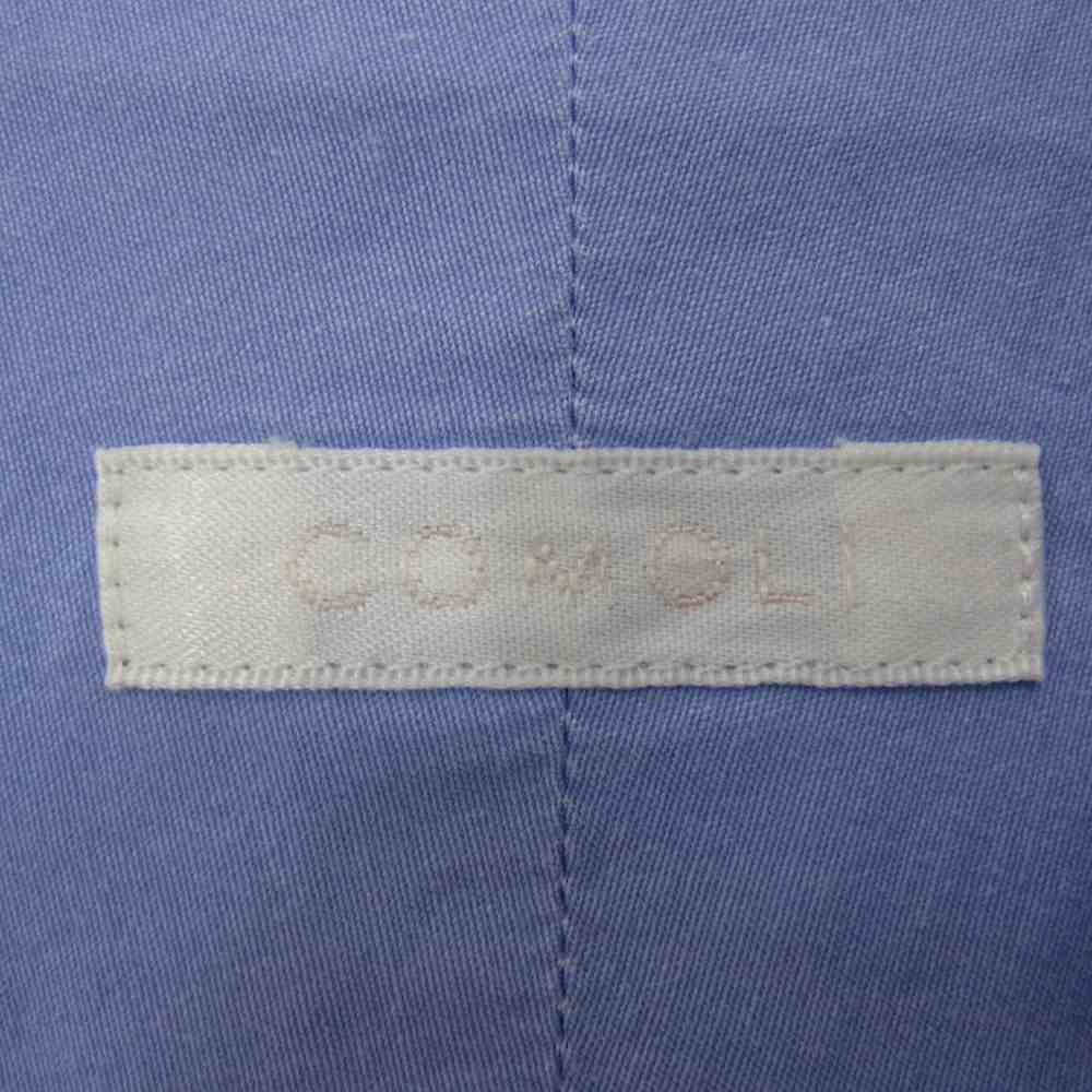 COMOLI コモリ 新型 21AW U03-02001 SAX COMOLI SHIRT コモリシャツ 長袖 シャツ サックスブルー ライトブルー系【中古】