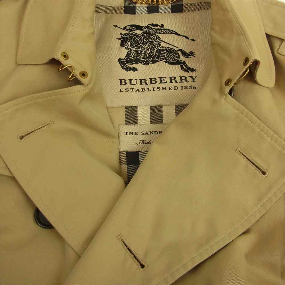 BURBERRY バーバリー SANDRINGHAM サンドリンガム トレンチ コート ベージュ系 44【中古】