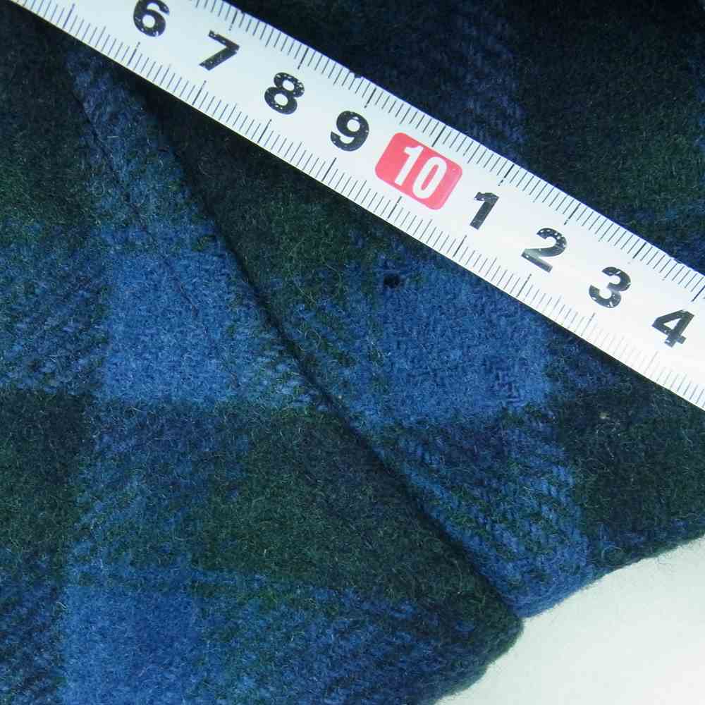 PENDLETON ペンドルトン ヴィンテージ 70s チェック CPO シャツ ジャケット ウール アメリカ製 ブルー系 L【中古】