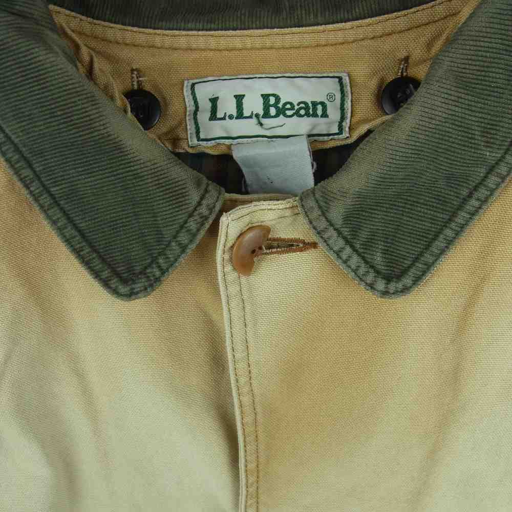 L.L.Bean エルエルビーン ヴィンテージ 90s プリマロフトライナー付 ダック ハンティング カバーオール ジャケット ベージュ系 L【中古】