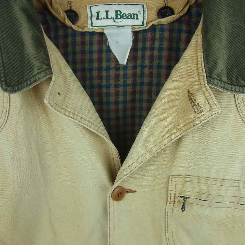 L.L.Bean エルエルビーン ヴィンテージ 90s プリマロフトライナー付 ダック ハンティング カバーオール ジャケット ベージュ系 L【中古】