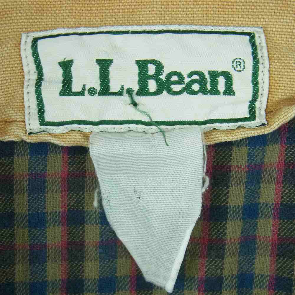 L.L.Bean エルエルビーン ヴィンテージ 90s プリマロフトライナー付 ダック ハンティング カバーオール ジャケット ベージュ系 L【中古】