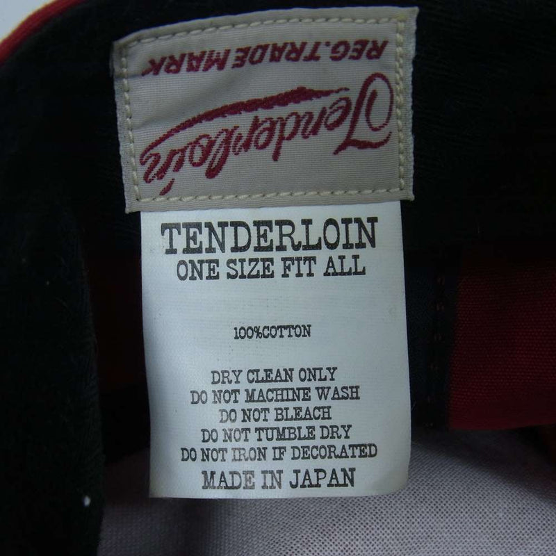 TENDERLOIN テンダーロイン T-TRUCKER CAP トラッカー キャップ レッド系【中古】