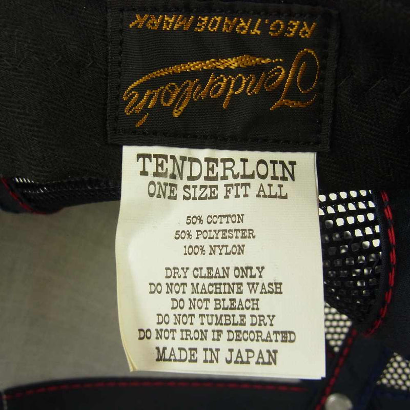 TENDERLOIN テンダーロイン T-TRUCKER CAP MESH トラッカー メッシュ キャップ ネイビー ブルー系【中古】