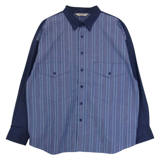 TENDERLOIN テンダーロイン T-WORK SHT U BD ワーク ボタンダウン シャツ ブルー系 S【中古】