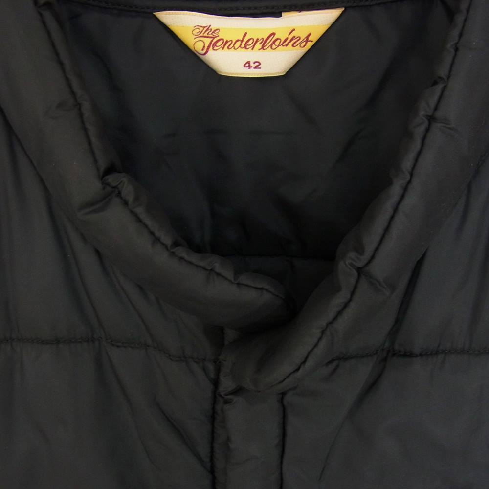 TENDERLOIN テンダーロイン T-NRA VEST 中綿 ベスト ブラック系 42【中古】