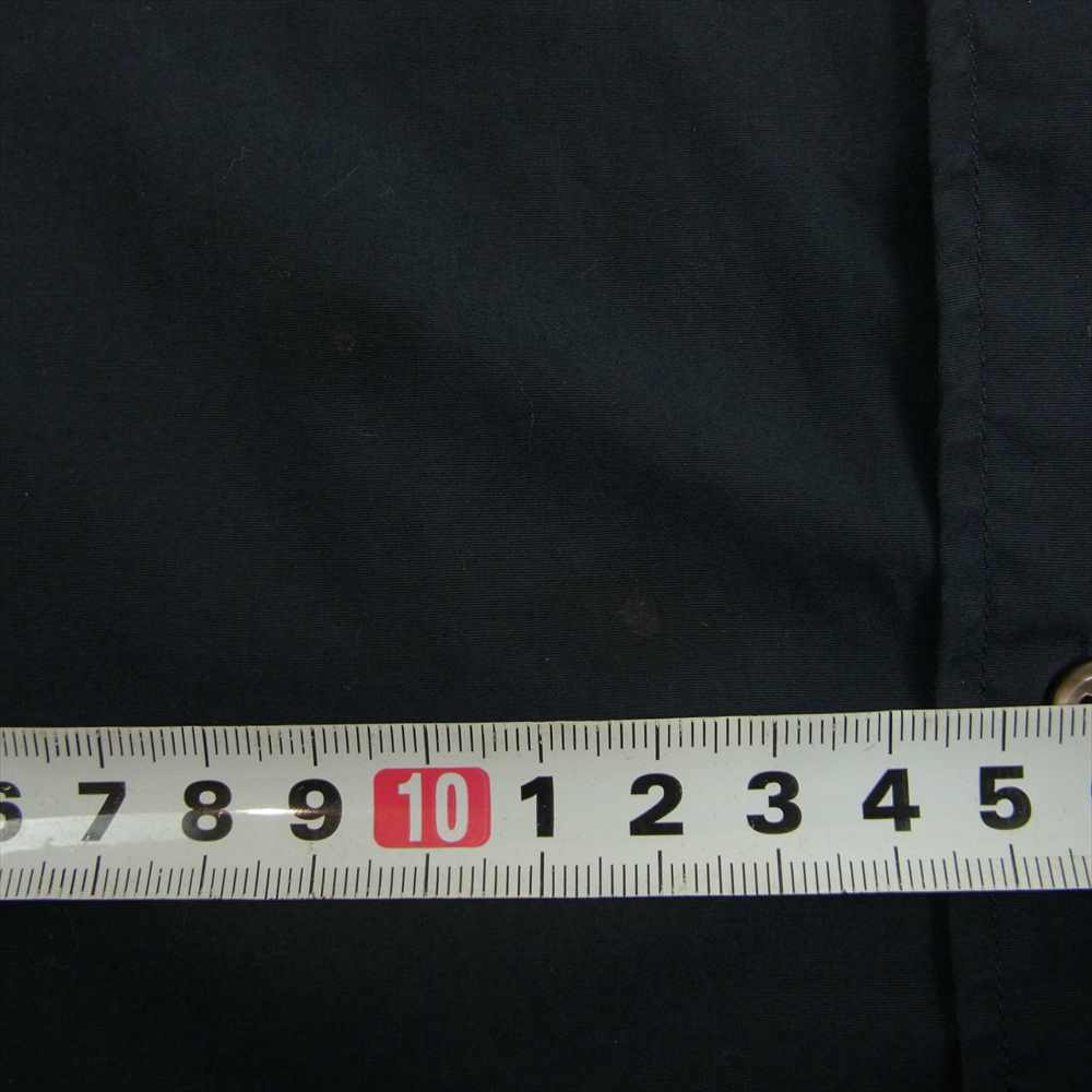 GRAPHPAPER グラフペーパー GM201-50092B Broad L/S Oversized Band Collar Shirt オーバーサイズ バンドカラー シャツ ネイビー系 F【中古】