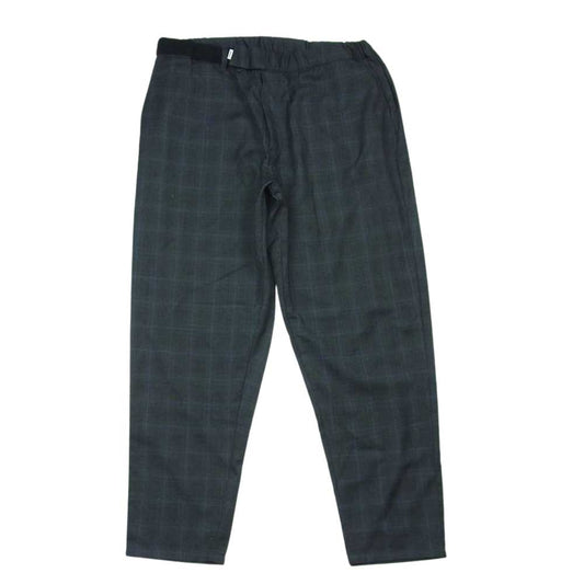 GRAPHPAPER グラフペーパー GM193-40099 REDA CHECK COOK PANTS チェック コック シェフ パンツ ダークグレー系【中古】