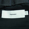 GRAPHPAPER グラフペーパー GM193-40099 REDA CHECK COOK PANTS チェック コック シェフ パンツ ダークグレー系【中古】