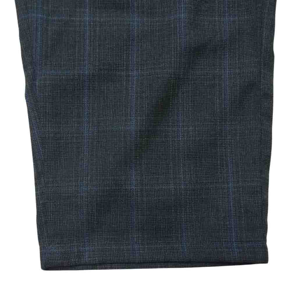 GRAPHPAPER グラフペーパー GM193-40099 REDA CHECK COOK PANTS チェック コック シェフ パンツ ダークグレー系【中古】