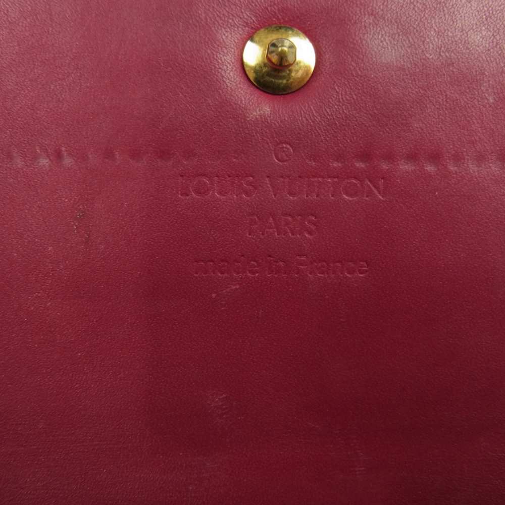 LOUIS VUITTON ルイ・ヴィトン M93530 ヴェルニ ポルトフォイユ サラ イニシャル入り レッド系【中古】