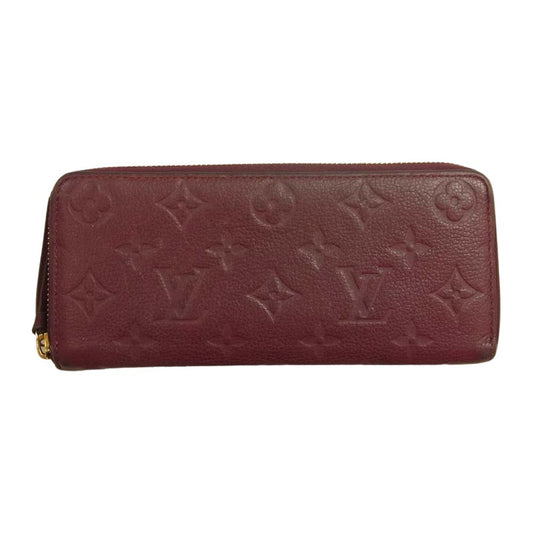 LOUIS VUITTON ルイ・ヴィトン モノグラム アンプラント ジッピーウォレット ワインレッド系【中古】