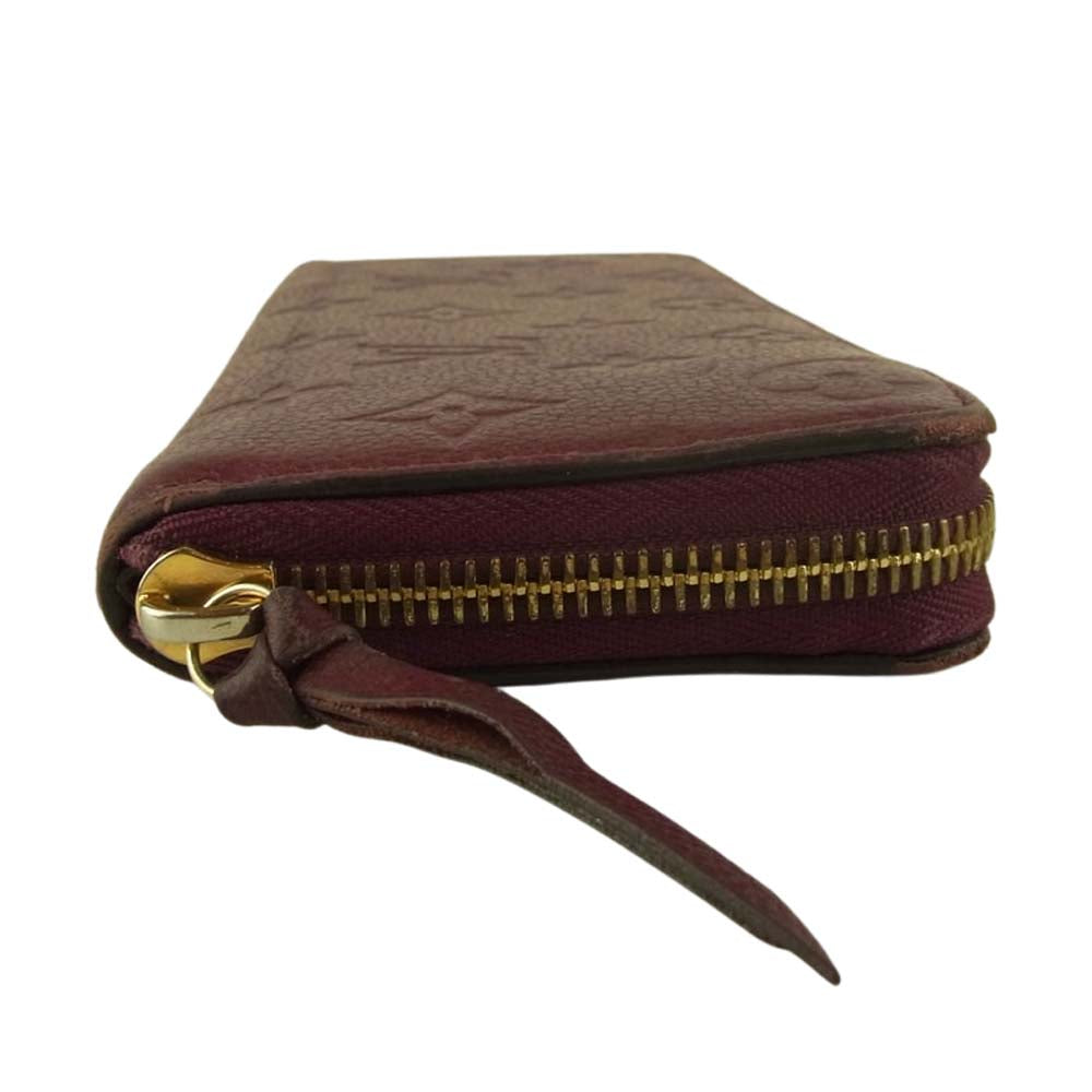 LOUIS VUITTON ルイ・ヴィトン モノグラム アンプラント ジッピーウォレット ワインレッド系【中古】