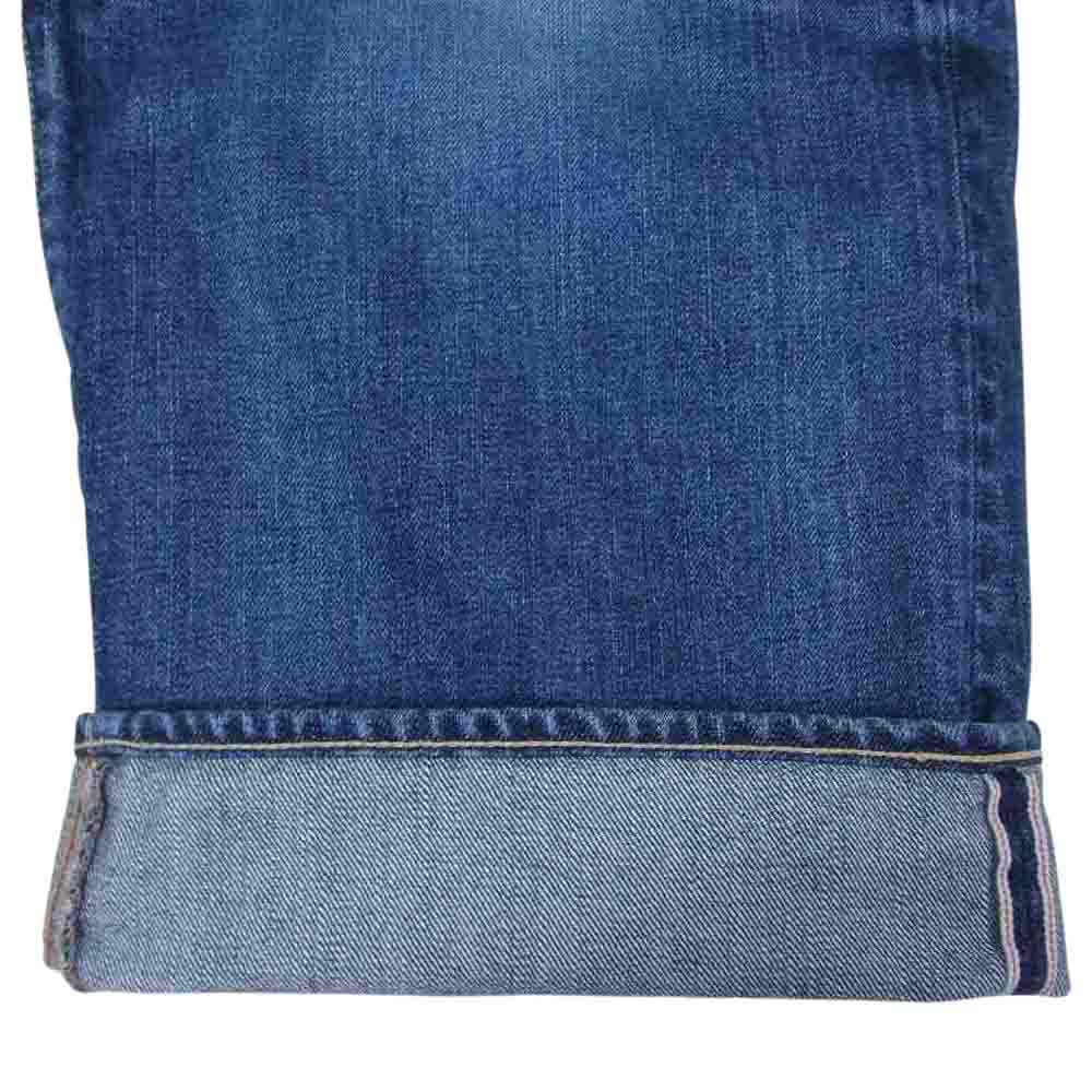 EVISU エヴィス カモメ ペンキ デニム パンツ インディゴブルー系 42【中古】