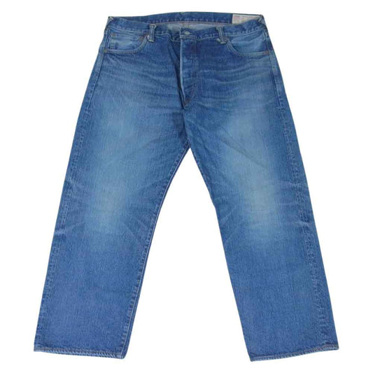 EVISU エヴィス カモメ ペンキ デニムパンツ ライトブルー インディゴブルー系 40【中古】