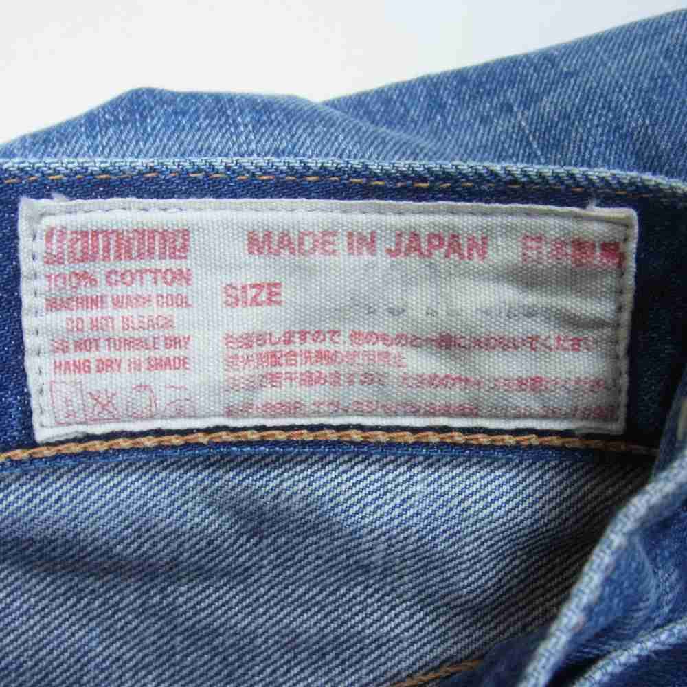 EVISU エヴィス カモメ ペンキ デニムパンツ ライトブルー インディゴブルー系 40【中古】