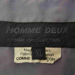 COMME des GARCONS HOMME DEUX コムデギャルソンオムドゥ 22SS DI-B038 AD2021 ポリエステル ポケット付き 半袖 シャツ グレー系 XL【中古】