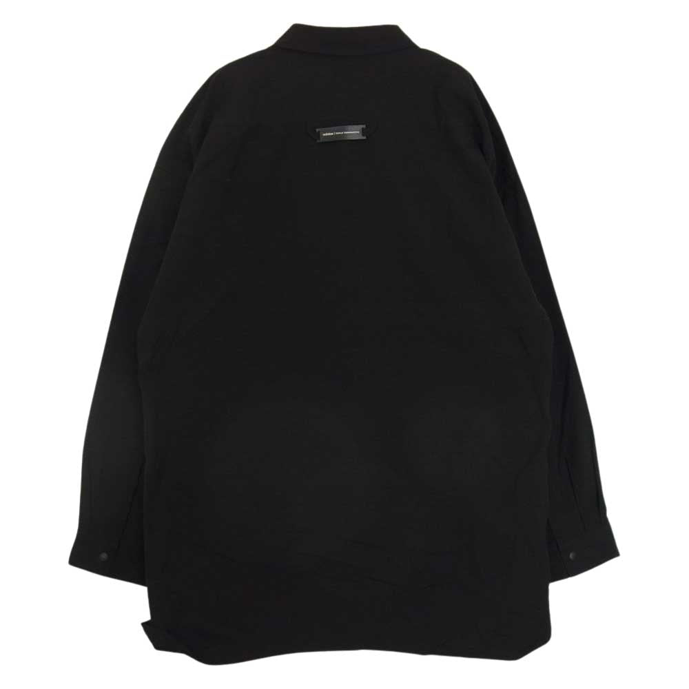 Yohji Yamamoto ヨウジヤマモト Y-3 GV4224 A2E001 CLASSIC LIGHT RIPSTOP OVERSHIRT ワイスリー クラシック ライト リップストップ オーバーシャツ ブラック系 L/G【中古】
