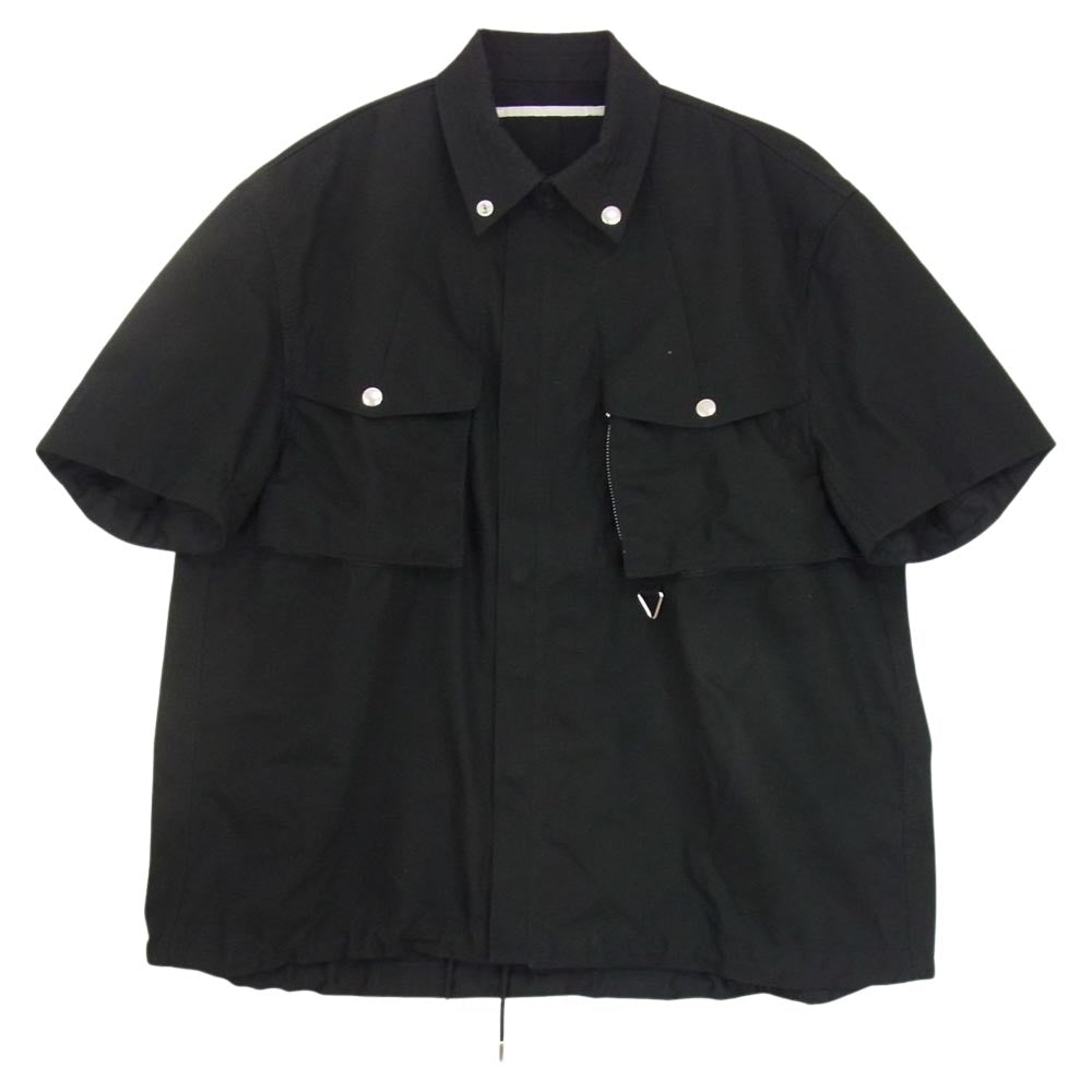 タム 22SS 22SS0010 B.A S/S BLOUSON 半袖 シャツ ブルゾン ブラック系 Ⅱ【中古】