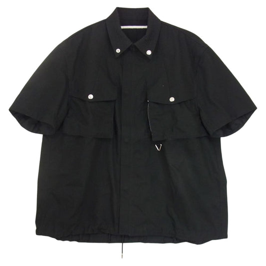 タム 22SS 22SS0010 B.A S/S BLOUSON 半袖 シャツ ブルゾン ブラック系 Ⅱ【中古】