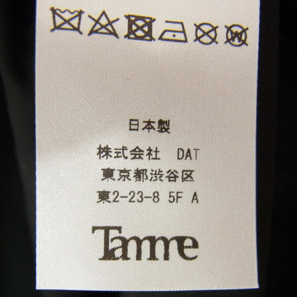 タム 22SS 22SS0010 B.A S/S BLOUSON 半袖 シャツ ブルゾン ブラック系 Ⅱ【中古】