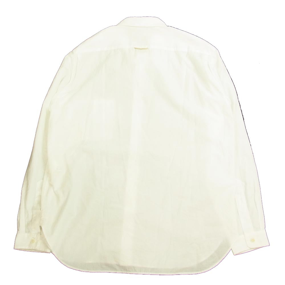 YAECA ヤエカ 49151 WRITE BUTTON SHIRT ラミー混コットン ボタンシャツ ホワイト系 S【中古】