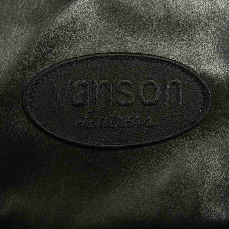 VANSON バンソン 9SBB FUNNY PACK ファニーパック レザー ボディ バッグ ブラック系【中古】