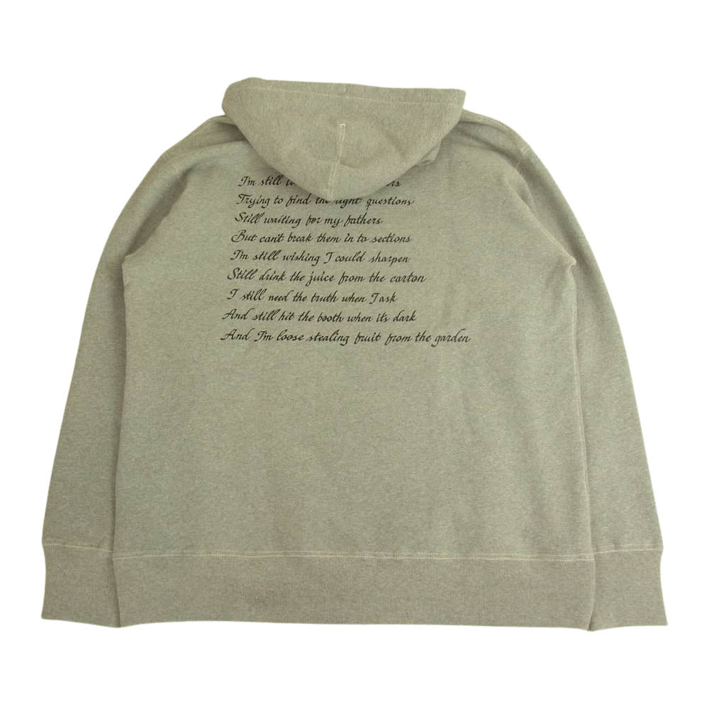 JUNYA WATANABE COMME des GARCONS MAN ジュンヤワタナベコムデギャルソンマン カーハート Carhartt AD2021 WH-T101 綿ストレッチ裏毛 製品プリント プルオーバー パーカー グレー系 M【美品】【中古】