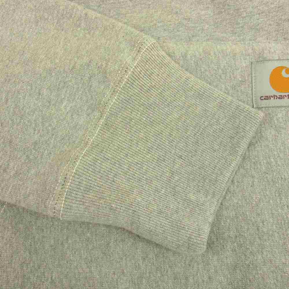 JUNYA WATANABE COMME des GARCONS MAN ジュンヤワタナベコムデギャルソンマン カーハート Carhartt AD2021 WH-T101 綿ストレッチ裏毛 製品プリント プルオーバー パーカー グレー系 M【美品】【中古】