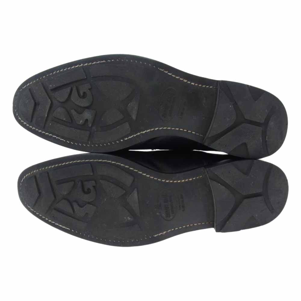 SCOTCH GRAIN スコッチグレイン 2776 シャインオアレイン ストレートチップ ビジネスシューズ  ブラック系 25【中古】