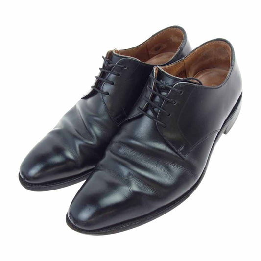 SCOTCH GRAIN スコッチグレイン T 0104  外羽根 プレーントゥ ビジネスシューズ レザー ブラック系 25【中古】