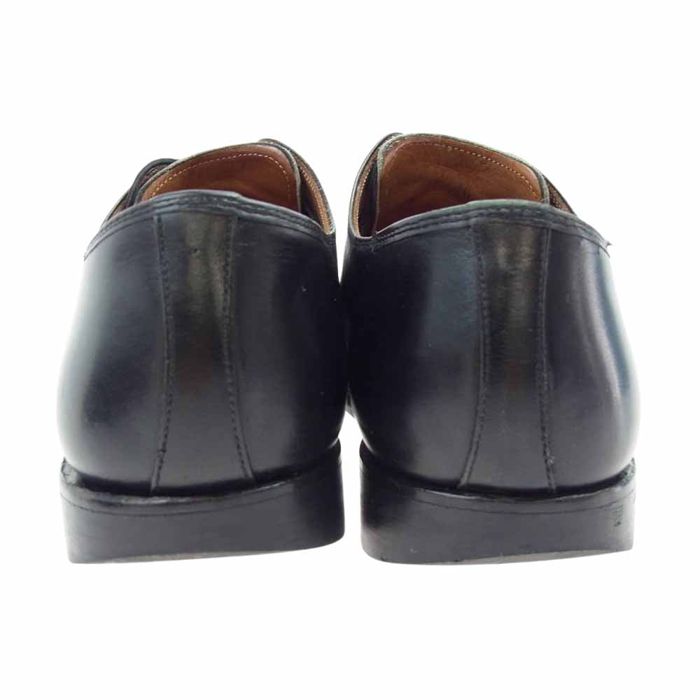 SCOTCH GRAIN スコッチグレイン T 0104  外羽根 プレーントゥ ビジネスシューズ レザー ブラック系 25【中古】