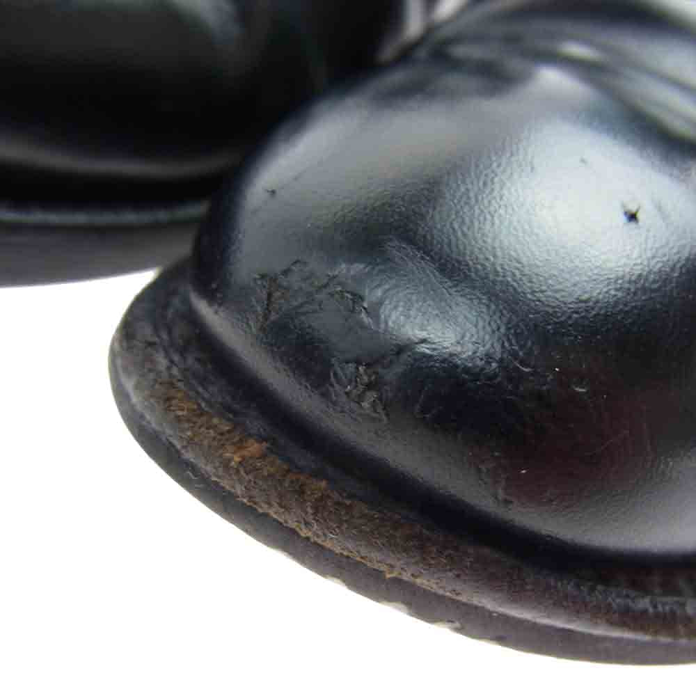 SCOTCH GRAIN スコッチグレイン T 0104  外羽根 プレーントゥ ビジネスシューズ レザー ブラック系 25【中古】