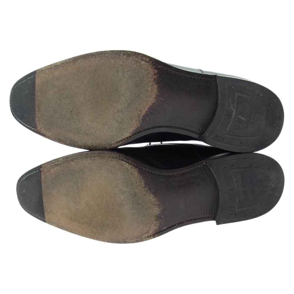 SCOTCH GRAIN スコッチグレイン 916 オデッサ ストレートチップ レザー ビジネスシューズ ブラック系 25【中古】