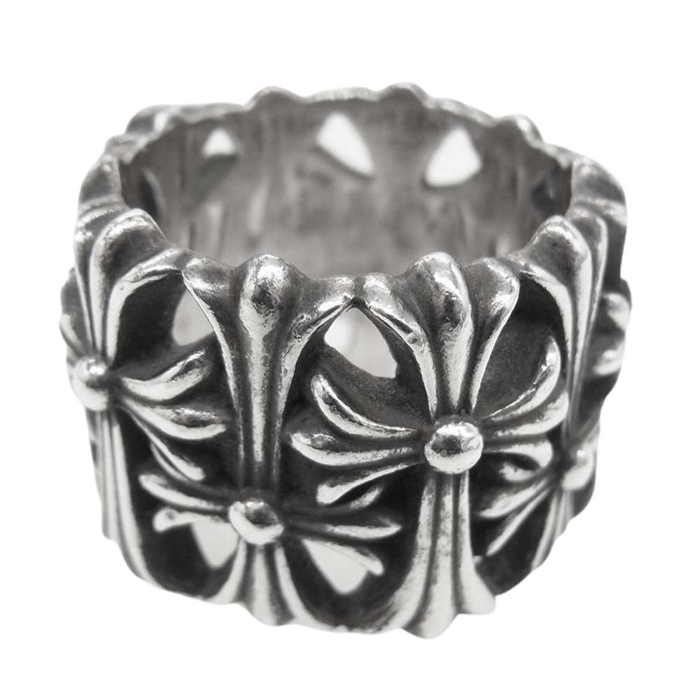 CHROME HEARTS クロムハーツ（原本有） CEMETERY セメタリー クロス リング シルバー系【中古】