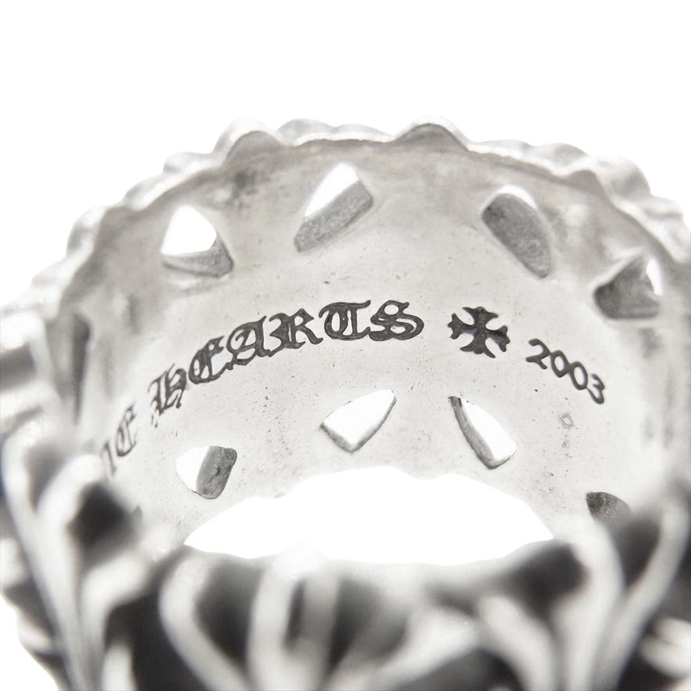 CHROME HEARTS クロムハーツ（原本有） CEMETERY セメタリー クロス リング シルバー系【中古】