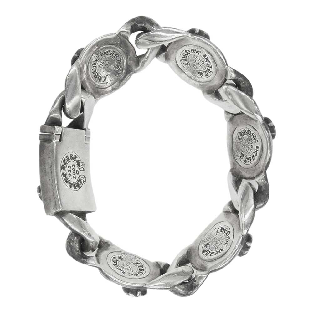 CHROME HEARTS クロムハーツ（原本有） HEART LINK 5リンク ハートリンク ブレスレット シルバー系【中古】