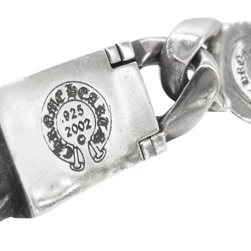 CHROME HEARTS クロムハーツ（原本有） HEART LINK 5リンク ハートリンク ブレスレット シルバー系【中古】